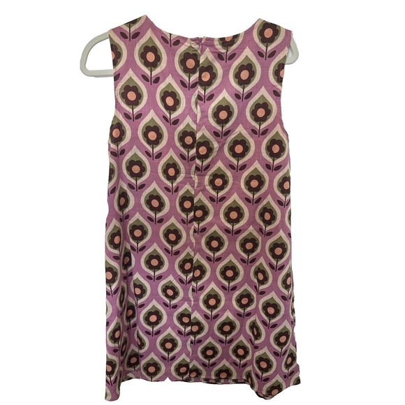 Modcloth Pink and Brown Patterned Midi Dress - Picture 6 of 13